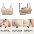 thumbnail image 4 of Nursing Bra for Breastfeeding Women's Sleeping Maternity Bra for Pregnancy Seamless Wireless Fit Bra Regular & Plus Size M-4XL, 1-Pack, 4 of 6