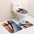 thumbnail image 1 of Juego de alfombras de baño de 3 piezas ABPHQTO Puente de Manhattan, 1 of 2