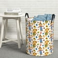 thumbnail image 6 of Lsque Harvest Scarecrow Pattern Pattern Laundry Hamper Basket, Tall Woven Rope Hamper Basket for Clothes, Lightweight Storage Basket, Collapsible Waterproof-, 6 of 6