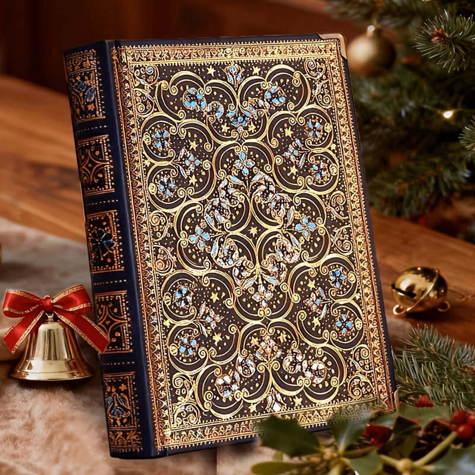 Fanruina vintage hardcover notebook for women with 388 pages, A5 size and thick blank kraft paper