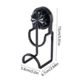 thumbnail image 3 of Aufmer Rotatable Suction Type Basin Holder Wall Attached Wash Basin Hook Multi Function Restroom Storage Frame space saving hanging rack for washroom daily basin storage sorting(2 Pcs), 3 of 6