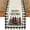 BlackWhite, variant on Smile Waterclor Buffalo Plaid Winter Christmas Table Runner 13 x 72 Inch