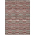 thumbnail image 2 of Addison Rugs Chantille Indoor/Outdoor Transitional Stripes Red Washable Rectangle Rug, 2'6" x 3'10", 2 of 6
