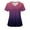 Purple, variant on Up to 65 off!Lolmot Womens Ombre Print Stretch Scrubs Top - Short Sleeve V Neck Shirts Medical Workwear Breatheble Gradient Nursing Tops with Pockets