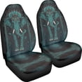 thumbnail image 3 of FOR U DESIGNS Boho Mandala Elehant Print Car Front Seat Covers Washable Driver Seat Cover with Backrest Scratch-Resistant Car Seat Protector Automotive Interior Accessories, 3 of 7