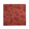 thumbnail image 2 of Elrene Home Fashions Elegant Woven Leaves Jacquard Damask Napkin, Set of 8, Spice, 17" x 17", 2 of 5
