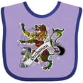 thumbnail image 3 of Inktastic Buchanan Tartan Lion Boys or Girls Baby Bib, 3 of 4