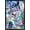 Black Framed Version, variant on Sheena Pike - Daydream Galaxy Wolves Wall Poster, 22.375" x 34"