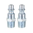 thumbnail image 4 of Conector rápido Uxcell Acoplador macho NPT de 1/4 de pulgada 10Pack, 4 of 5
