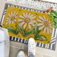 thumbnail image 4 of Yellow Flowers Floral Daisy Spring Doormat, Seasonal Summer Home Decor Low-Profile Switch Rug Door Mat Floor Mat for Indoor Outdoor 17x29 Inch, 4 of 5