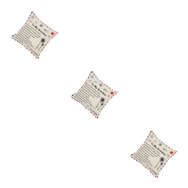 Sidaley Funda de almohada con diseño de sobre, funda de almohada decorativa de forma cuadrada, funda de cojín para la espalda de la cama del Type1 NO1