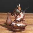 thumbnail image 3 of Dekaim Incense Burner Decor Classical Type Fish Ceramic Incense Holder Backflow Burner Home Office Decoration Gift, 3 of 7