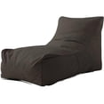 thumbnail image 1 of Posh Living Resty Fabric & Shredded Foam Bean Bag Lounge Chair in Brown, 1 of 8