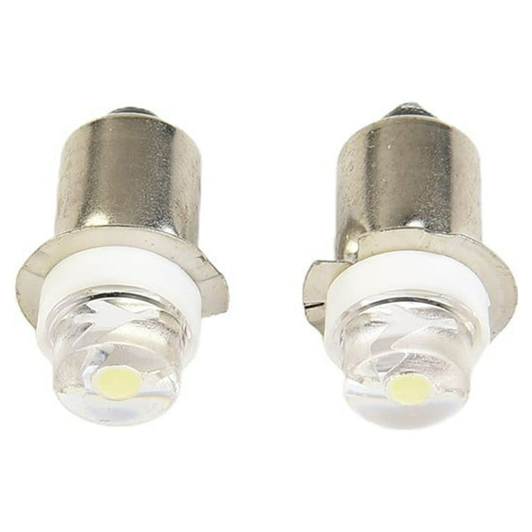 6pcs P13.5S LED Flashlight Torch Lamp Upgrade Light Bulbs 3V White Super  Bright