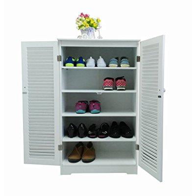 Homecharm Intl 23 6x12 8x39 8 Inch Storage Cabinet 2 Louvered