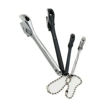 tooloflife Metal Mini Wrench Adjustable Wrench Pocket Wrench Repair Spanner Hand Tool Black/White