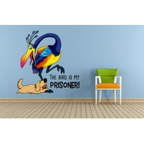 Bird Prisoner Up Movie Cartoon Quotes Decors Wall Sticker Art Design Decal for Girls Boys Kids Room Bedroom Nursery Kindergarten House Home Decor Stickers Wall Art Vinyl Decoration (30x30 inch)