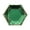Hunter Green, variant on Efavormart 25 Pack | 7" Hunter Emerald Green/Gold Hexagon Dessert Paper Plates, Appetizer Plates, Disposable Party Plates