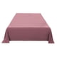 thumbnail image 2 of Sábana de poliéster de color liso de 180 x 230 cm | Sábana de fibra suave y lavable | Ropa de cama duradera y resistente a la decoloración | Sábana de fácil cuidado para todos los tamaños de, 2 of 5