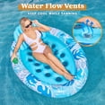 thumbnail image 2 of Tumbona inflable para bronceado en forma de flotador para piscina Sloosh, ovalada, 2 of 7
