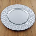 thumbnail image 1 of Red Pomegranate Collection 7533-2 13 in. Rocher Charger Plate, Silver, 1 of 1