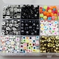 thumbnail image 2 of RENACLIPY 1100Pcs Acrylic Beads for Jewelry Making Assorted Color Letter Beads Durable and Unique, 2 of 7