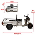 thumbnail image 3 of Motocarro Eléctrico BIKEON VOLT 1000W 60V 20Ah, hasta 35km/h y 40km Autonomía, Carga 300kg, Caja 106x60x40cm, Mecanismo de Volteo, Frenos de Tambor, Suspensión Hidráulica, Luces LED, Pantalla Digital, 3 of 12