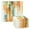 Abstract Orange, variant on IAUYY Set of 6 Highly Absorbent Kitchen Towels and Dishcloths Set ,11" x 11" Premium Dishcloths for Washing Dishes Rags Everyday and Automobile Watercolor Triangular Composition