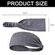 thumbnail image 5 of Juego de 5 diademas deportivas para yoga para mujer, banda para el sudor para correr, deportes, viajes, fitness, bandana elástica de estilo absorbente, diademas de baloncesto, pañuelo para la cabeza, 5 of 6