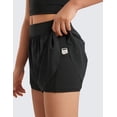 thumbnail image 4 of CRZ YOGA Girls Feathery-Fit Soft 2 in 1 Athletic Shorts Tennis Soccer Running Casual Liner Pockets Kids Teen, 4 of 6