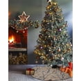 thumbnail image 3 of Vintage Tree Christmas Tree Skirt 36 Inches Large Christmas Skirt Tree, Rustic Birds Botanical Pastoral Brown Tree Skirt Christmas Decorations for Fireplace Party Holidays Indoor Outdoor, 3 of 7