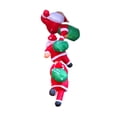 thumbnail image 2 of Inflables navideños de Papá Noel trepador, adorno navideño con luz, decoración navideña para decoración de invierno, jardín y ventana, 2 of 8