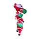 thumbnail image 2 of Inflables navideños de Papá Noel trepador, adorno navideño con luz, decoración navideña para decoración de invierno, jardín y ventana, 2 of 8