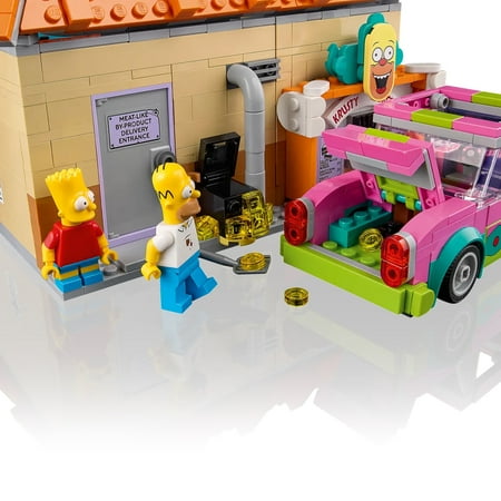 LEGO® Icons The Simpsons™: Krusty Burger 10352 Building Set – Collectible Display Model with Homer’s Clown Car and 7 Minifigures – 1,635 Pieces for Adult Fans of The Simpsons