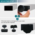 thumbnail image 5 of Leveling Feet 30 x 30mm Square Tube Inserts Kit Furniture Glide Adjustable Leveler for Shelves Desk Table Sofa Legs Black 2 Sets, 5 of 7