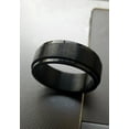thumbnail image 2 of Metal Masters Mens Black Stainless Steel Spinner Fidget Ring Anxiety Band 8mm, 2 of 5