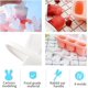 thumbnail image 3 of Molde para helado de silicona rosa, juego de 6 moldes para paletas con palito, mini molde para helado, molde para paletas de hielo, sorbete de helado casero, reutilizable, para yogur, sorbete y jugo, 3 of 5