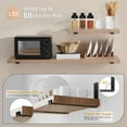 thumbnail image 4 of Butizone Metal Shelf Bracket 4 Pack, DIY Open Shelving, Black (7.25"), 4 of 8
