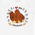 thumbnail image 4 of Inktastic I Heart My Chickens Boys or Girls Baby Bodysuit, 4 of 5