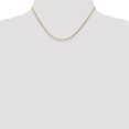 thumbnail image 2 of 14k Yellow Gold 16 Inch 1.4mm Round Link Cable Chain Necklace Pendant Charm, 2 of 9