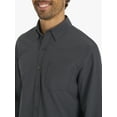 thumbnail image 4 of Chaps Men's & Big Men's Long Sleeve Performance Woven Shirt, Sizes S-3XL, 4 of 8