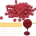 thumbnail image 3 of 250 Pcs Perles de Sceau en Cire Rouges, Perles de Cire de Scellage Andotopee de Qualité Supérieure pour Sceaux de Tampon, Recharge de Pastilles de Sceau Octogonal pour Invitation de Mariage, Enveloppe Lettre, Scrapbooking Bricolage Artisanat (Rouge), 3 of 8