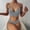 01 Gray, variant on Hicidod Women's Bikini Swimsuits Two Piece Tummy Control Bathing Suit Solid High Waisted Push Up Trendy Swimwear