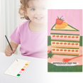 thumbnail image 5 of Pocket Watercolor Painting Book Water Color Paint Sets Portable Pocket Painting Book With Brush For Artist Travel Pocket Watercolor Kit Mini Watercolor Paint Bookmark Paint, 5 of 5