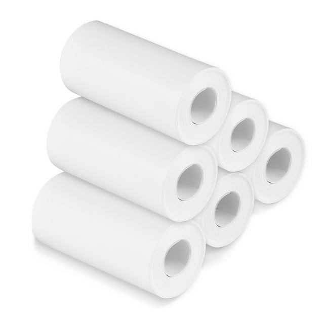 White 56mm Thermal Paper Roll, Premium Clear Print, Pure Wood Pulp with Label Printer, Instant Camera Refill, Thermal Paper Rolls, Thermal Print Paper, Printing Paper