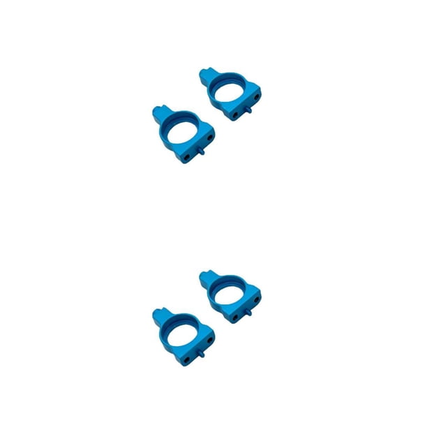2 uds Metal RC coche Bewildely caja de transmisión hidráulica Base reemplazo portátil Color sólido DIY 1/28 actualización soporte de juguete Azul 2piezas