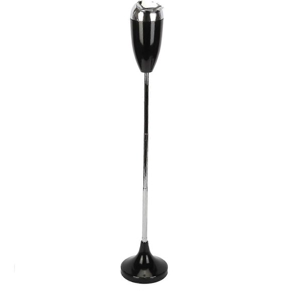 90cm Standing Ashtray Outdoor Adjustable Ashtray Stand With Lid And Base, Modern Standing Ashtray For Indoor Outdoor Balcony Garden Weatherproof (blac