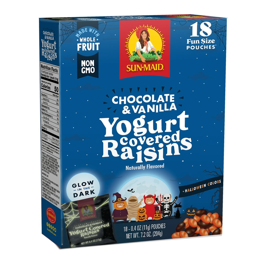SunMaid Halloween Yogurt Raisins, 18 ct, 0.4 oz