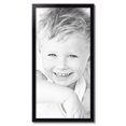 thumbnail image 1 of ArtToFrames 18" x 36" Satin Black Bull Nose Picture Frame, 18x36 inch Black Wood Poster Frame (WOM-1417), 1 Pack, 1 of 6