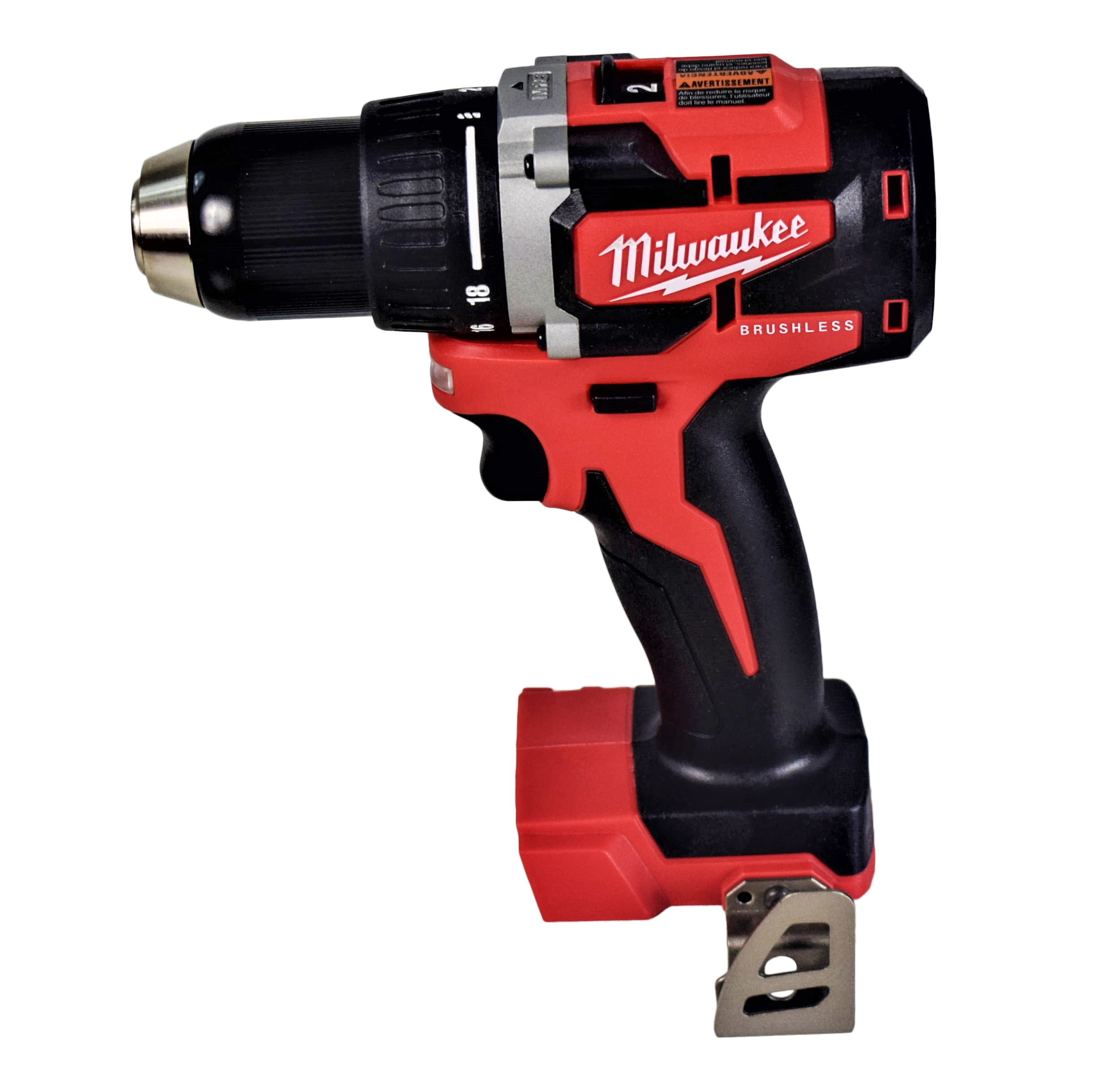 Milwaukee M18 18V Li-Ion Compact Brushless Cordless 1/2 in. Drill/Driver Kit